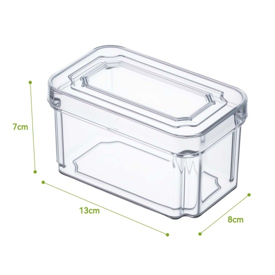 14pcs Stackable BPA-Free Refrigerator Storage Bins Pull Out Storage Drawer with Lids Drain Trays Kitchen Organization Transparent Food Storage Bins Set